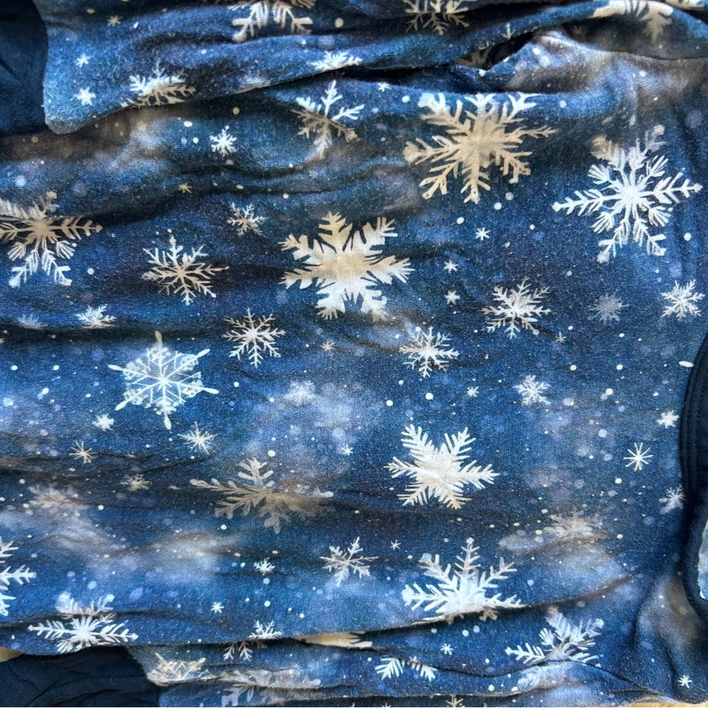 Starry Night Blue Kids Pajama Set - Picture 2 of 2